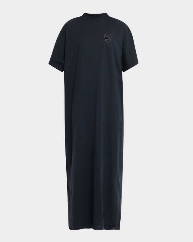 Logo Short-Sleeve Maxi T-Shirt Dress